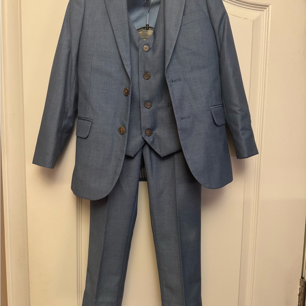 Paisley of London Boys Blue Three-Piece Suit